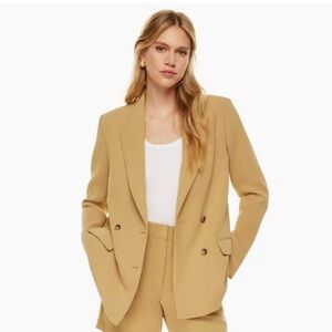 Aritzia Wilfred Destiny Blazer Sandy Beige 00